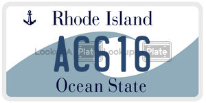 AC616  license plate in RI