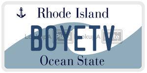 BOYETV  license plate in RI