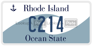 C214  license plate in RI