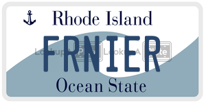 FRNIER  license plate in RI