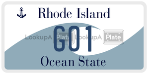 GO1  license plate in RI