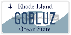 GOBLUZ license plate in Rhode Island