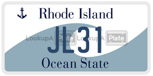 JL31  license plate in RI