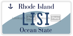 LISI  license plate in RI