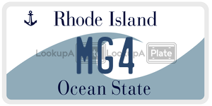 MG4  license plate in RI