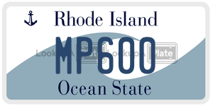 MP600  license plate in RI