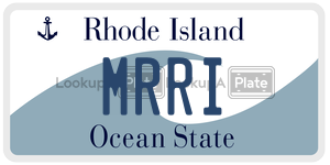 MRRI license plate in Rhode Island