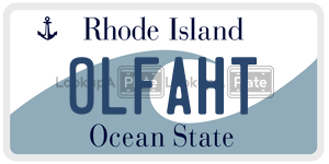 OLFAHT  license plate in RI