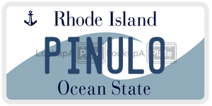 PINULO license plate in Rhode Island