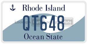 QT648  license plate in RI