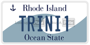 TRINI1 license plate in Rhode Island