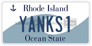 YANKS1 license plate in Rhode Island