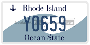 YO659  license plate in RI