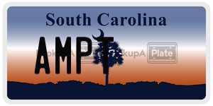 AMPT  license plate in SC
