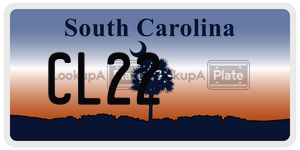 CL22  license plate in SC