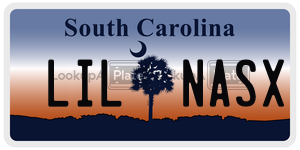 LILNASX license plate in South Carolina