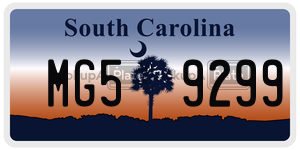 MG59299  license plate in SC
