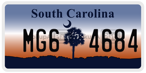 MG64684  license plate in SC