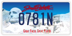 0781N  license plate in SD