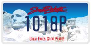 1018P  license plate in SD