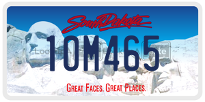 10M465  license plate in SD