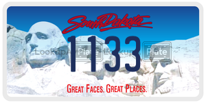 1133  license plate in SD