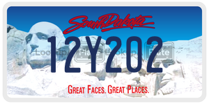 12Y202  license plate in SD
