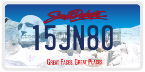15JN80  license plate in SD