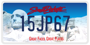 15JP67  license plate in SD