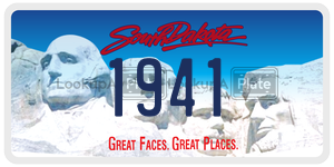 1941  license plate in SD
