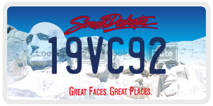19VC92  license plate in SD