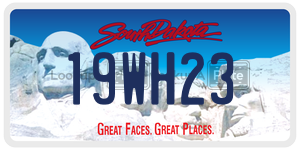 19WH23  license plate in SD