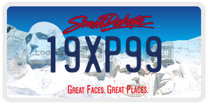19XP99  license plate in SD