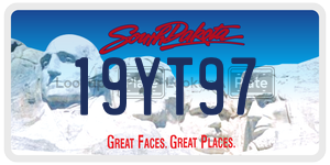 19YT97  license plate in SD