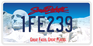 1FE239  license plate in SD