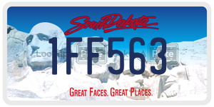 1FF563  license plate in SD