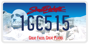 1GC515  license plate in SD