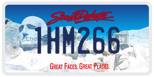 1HM266  license plate in SD