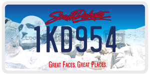 1KD954  license plate in SD