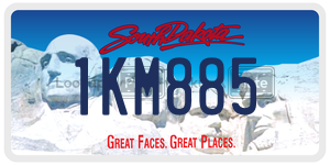1KM885  license plate in SD