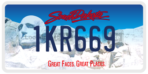 1KR669  license plate in SD