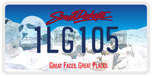 1LG105  license plate in SD