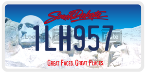 1LH957  license plate in SD