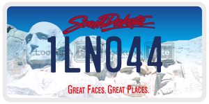 1LN044  license plate in SD