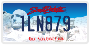 1LN879  license plate in SD