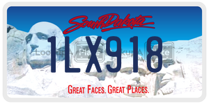 1LX918  license plate in SD