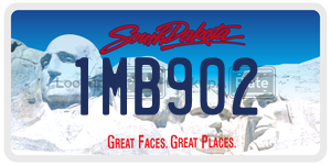 1MB902  license plate in SD