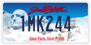 1MK244  license plate in SD