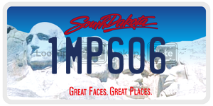 1MP606  license plate in SD