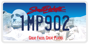 1MP902  license plate in SD